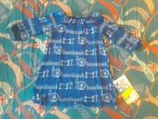 Kickee Pants. 12-18M. London Cityscape. Long Sleeve Peasant Dress. 