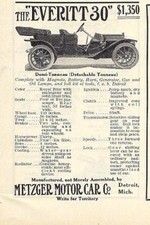 1911 Everitt 30 Touring Car