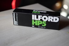 (x5 films) ILFORD HP5  135/36 Film Black & White Noir & Blanc pellicule expired 