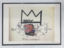 Jean-Michel Basquiat : Lithographie numérotée 50 par 70 cm. Vendue Encadrée