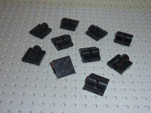 Black lego plate 2817 - black,