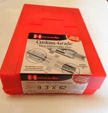 Rechargement arme. Jeu d'outils Hornady Série IV. Cal. 9,3x62