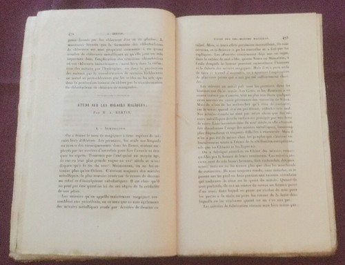 Bertin étude sur les - Étude,