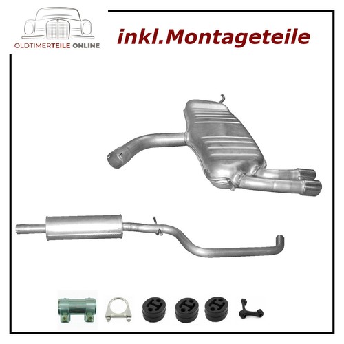 échappement set audi - a3, (8p1)