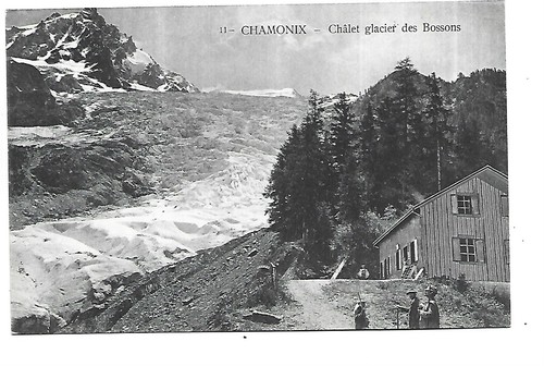 Chamonix chalet et glacier - chalet,