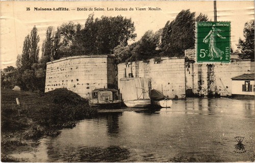 Cpa maisons laffitte bords - cpa,