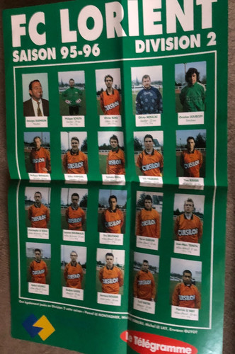 Poster affiche fc - poster, lorient