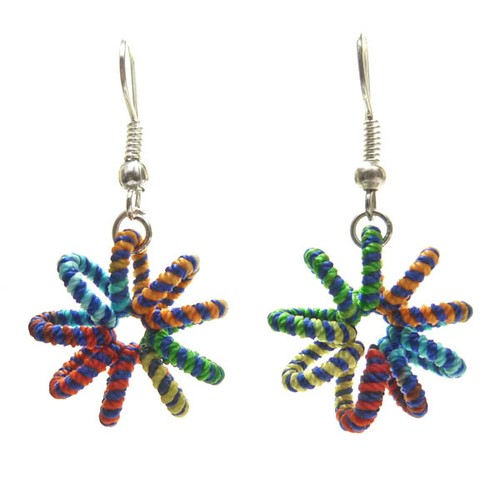Boucles oreilles tourbillons - boucles, d'oreilles