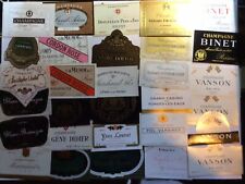 30 ÉTIQUETTES DE CHAMPAGNE