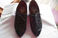 Mocassins cuir vernis noir marque Karston Taille 39