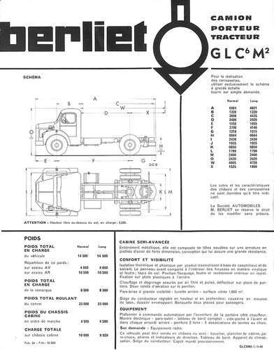 Berliet glc 2 - /, camion