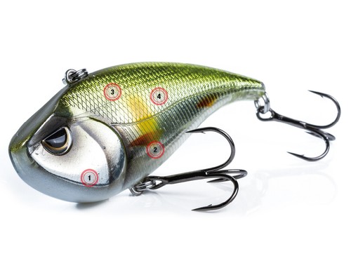 Neuf molix lipless - crank, 7cm