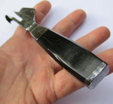 RARE OUTIL BOIS BELLE ROUANNE à RAINETTE SOIE TRANVERSANTE XIX e ART POPULAIRE