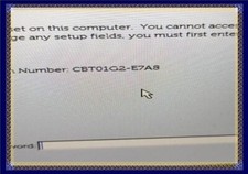 DEBLOCAGE MOT DE PASSE BIOS DELL SUFIXE : E7A8