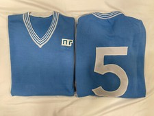 Maillot Naples N°5 Ruud Krol 1980/81 Acrylique Meriam Vintage Football Ans 80