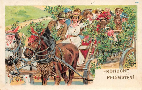 Joyeuses femmes pentecôte - joyeuses, de