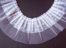 § tulle froncé doublé pour décoration tutu, jupe, robe - blanc ou rose