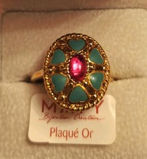 Bague Maty Plaqué Or émaux
