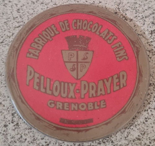 Ancien miroir publicitaire - ancien,