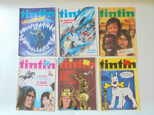 Journaux tintin 1978 1979 - tintin,
