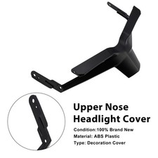 Carénage de phare avant supérieur pour Honda CBR650R 2024-2025 Black'