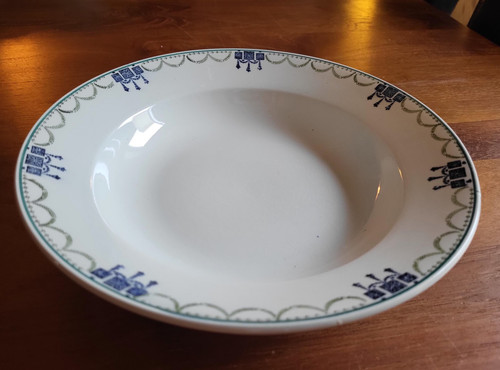 Plat service rond - de, creux