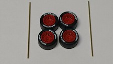 Set de jantes Dunlop rouge  15 branches pneu gomme pour Custom (ET)