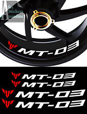 4 X STICKER LISERET JANTE LOGO