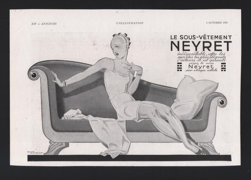 Publicité 1932 beauté - publicité, sous