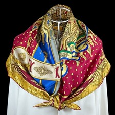 Foulard vintage en soie Hermes