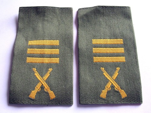 Galons épaules 3 - 3, barrettes