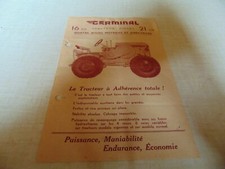 Petite brochure tracteur GERMINAL 4 roues motrices 16 &21 CV