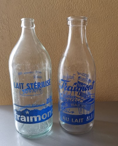 Vintage bouteilles lait - de,