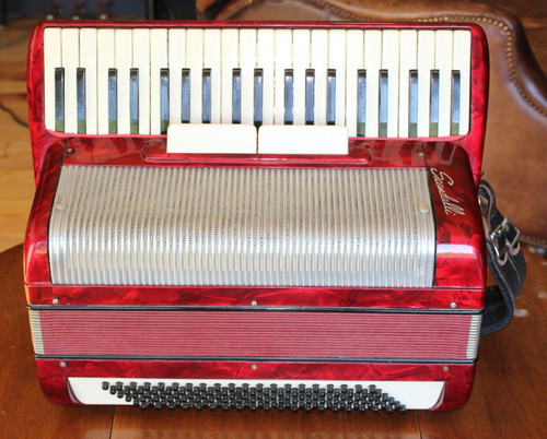 Scandalli piano accordion red - piano,