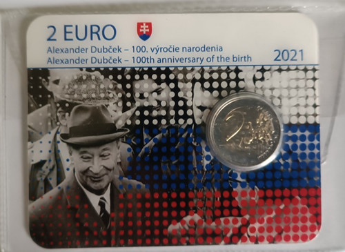 Slovaquie 2021 coincard - slovaquie, bu