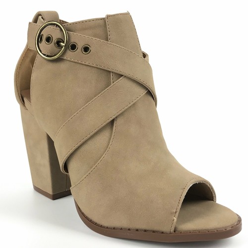 Maisie open toe suede like - open,
