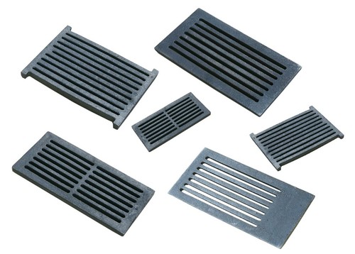 Grille angle cheminée - grille,