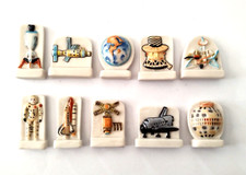 Série complète de fèves DECOUVERTE DE LA PLANETE 2003 Fusée satellite espace 193