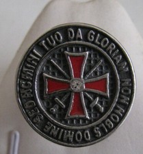 BAGUE INOX  TEMPLIER  CHEVALIER  CELTIQUE - Ref.33