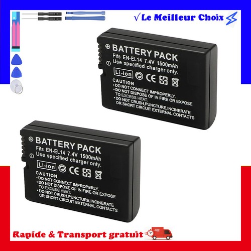 Batterie pour nikon el14 - pour,