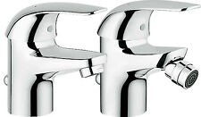 Mixeur Meubles de Salle de Bains Rubineto Lavabo Et Bidet Chrome GROHE Euroeco