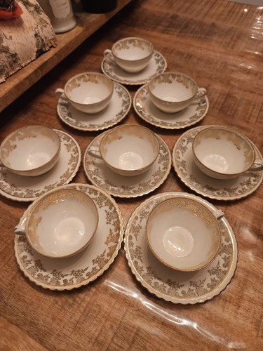 Tasses porcelaine limoges - de,
