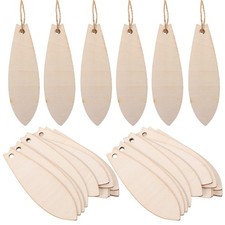  30 Pcs Tranches De Bois