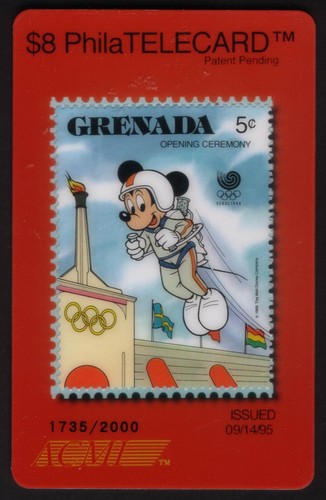 Grenade disney envoi timbre - grenade,