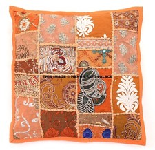 Housse De Coussin En Sari