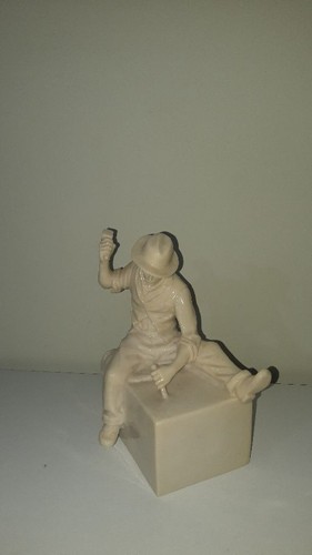 Sculpture marbre blanc - en, «