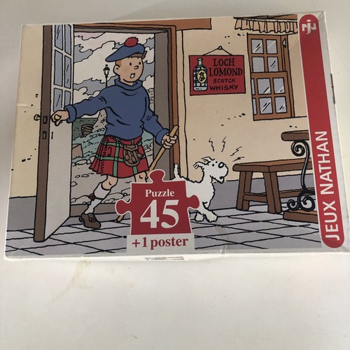 Puzzle hergé tintin île - tintin, l’île