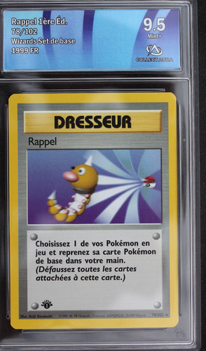 Carte pokemon rappel 102 - rappel, 78/102