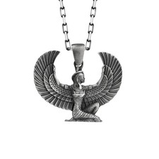 Collier Isis avec ailes en