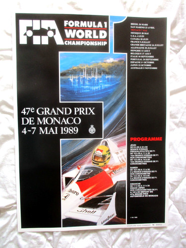 Grand prix monaco 1989 - prix, de